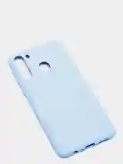 Голубой чехол Siliconе Case для Samsung A21 Cамсунг А21 soft touch