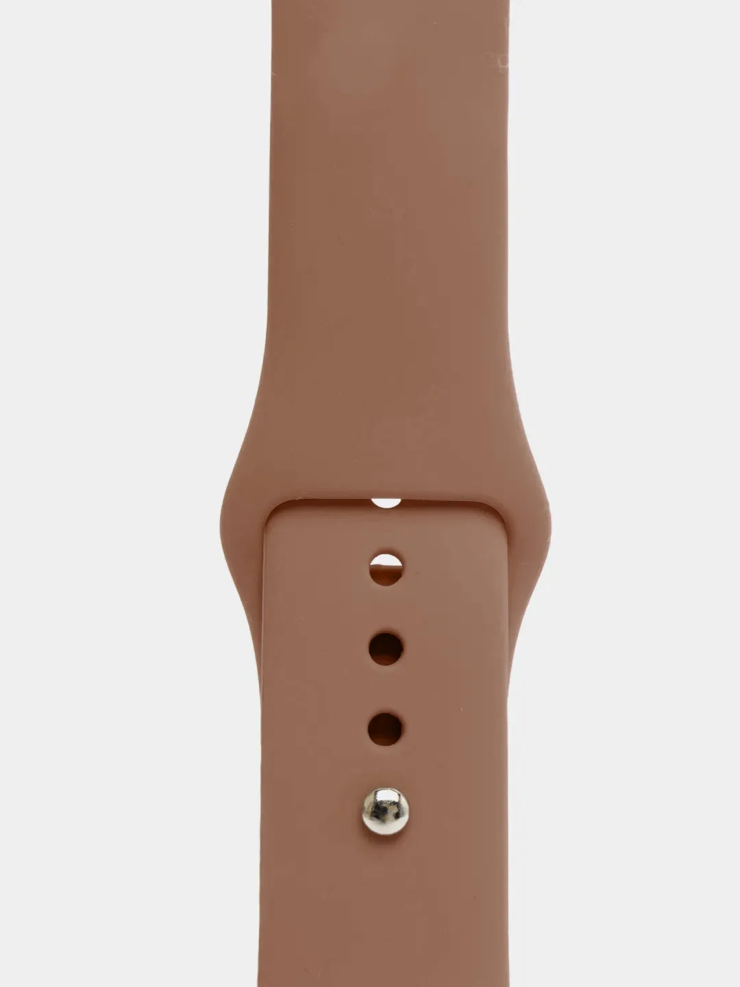 Коричневый силиконовый ремешок для Apple Watch 42 / 44 мм