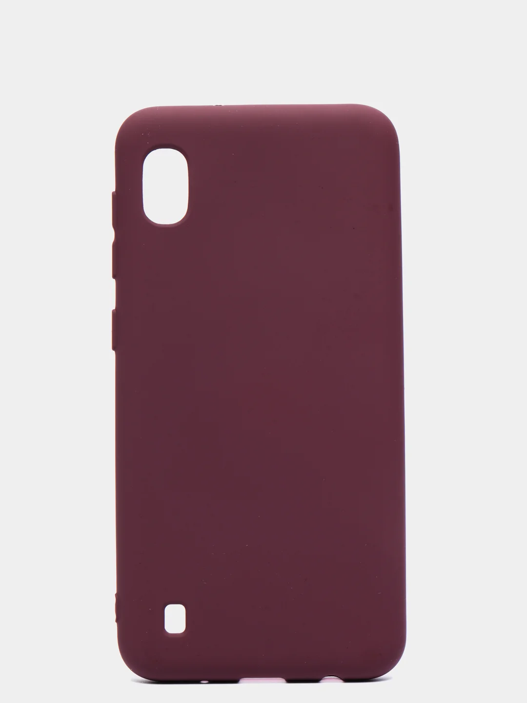Тёмно-бордовый чехол Siliconе Case для Samsung A10 Cамсунг А10 soft touch