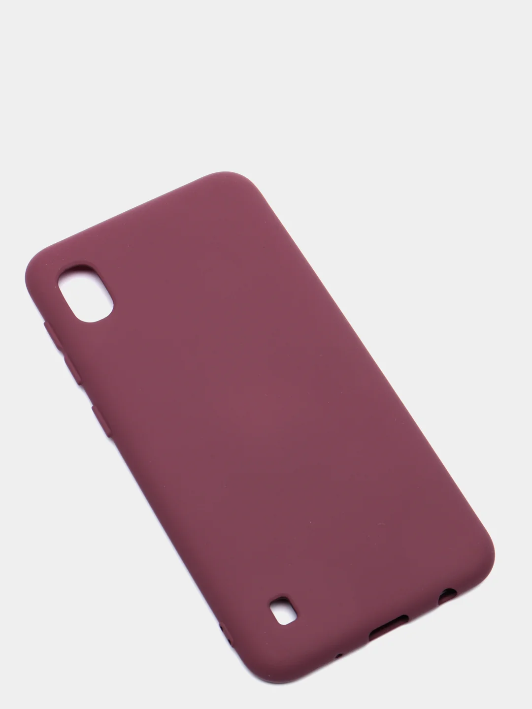 Тёмно-бордовый чехол Siliconе Case для Samsung A10 Cамсунг А10 soft touch