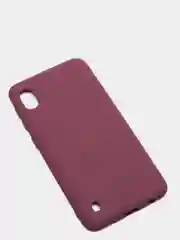Тёмно-бордовый чехол Siliconе Case для Samsung A10 Cамсунг А10 soft touch