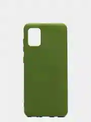 Тёмно-зелёный силиконовый чехол с Soft-touch покрытием Samsung Galaxy A31