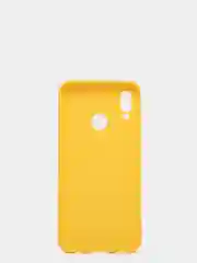Желтый чехол для Huawei Honor 10 Lite, P Smart 2019 цветной силиконовый матовый