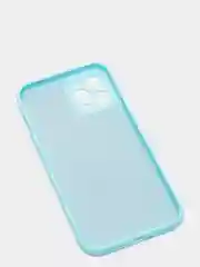 Ледяной чехол для iPhone 12 PRO MAX матовый силиконовый с закрытым низом и бархатом внутри