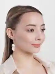 Фуксия серьги шапки, тапки