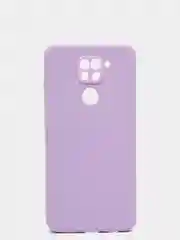 Лавандовый чехол для Xiaomi Redmi Note 9, матовый, силиконовый, с закрытым низом и бархатом внутри