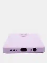 Лавандовый чехол для Xiaomi Redmi Note 9, матовый, силиконовый, с закрытым низом и бархатом внутри