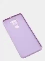 Лавандовый чехол для Xiaomi Redmi Note 9, матовый, силиконовый, с закрытым низом и бархатом внутри