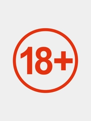 Наклейка на авто "18+"