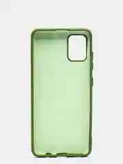 Зелёный хаки чехол Siliconе Case для Samsung A51 Cамсунг А51 soft touch