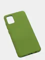Зелёный хаки чехол Siliconе Case для Samsung A51 Cамсунг А51 soft touch