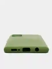 Зелёный хаки чехол Siliconе Case для Samsung A51 Cамсунг А51 soft touch