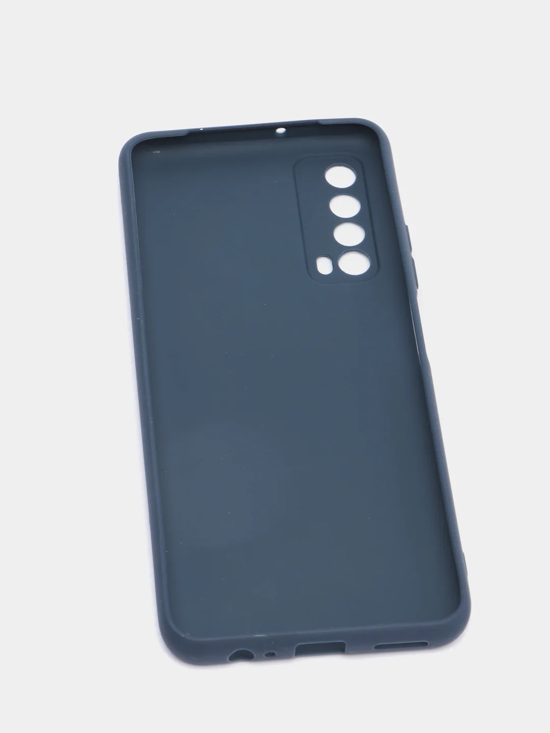 Темно-синий чехол Huawei P Smart 2021 силиконовый
