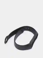 Черный ремешок силиконовый для браслета Xiaomi Mi Band 5, 6, 7