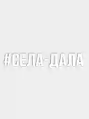 Наклейка на авто "#СЕЛА-ДАЛА"