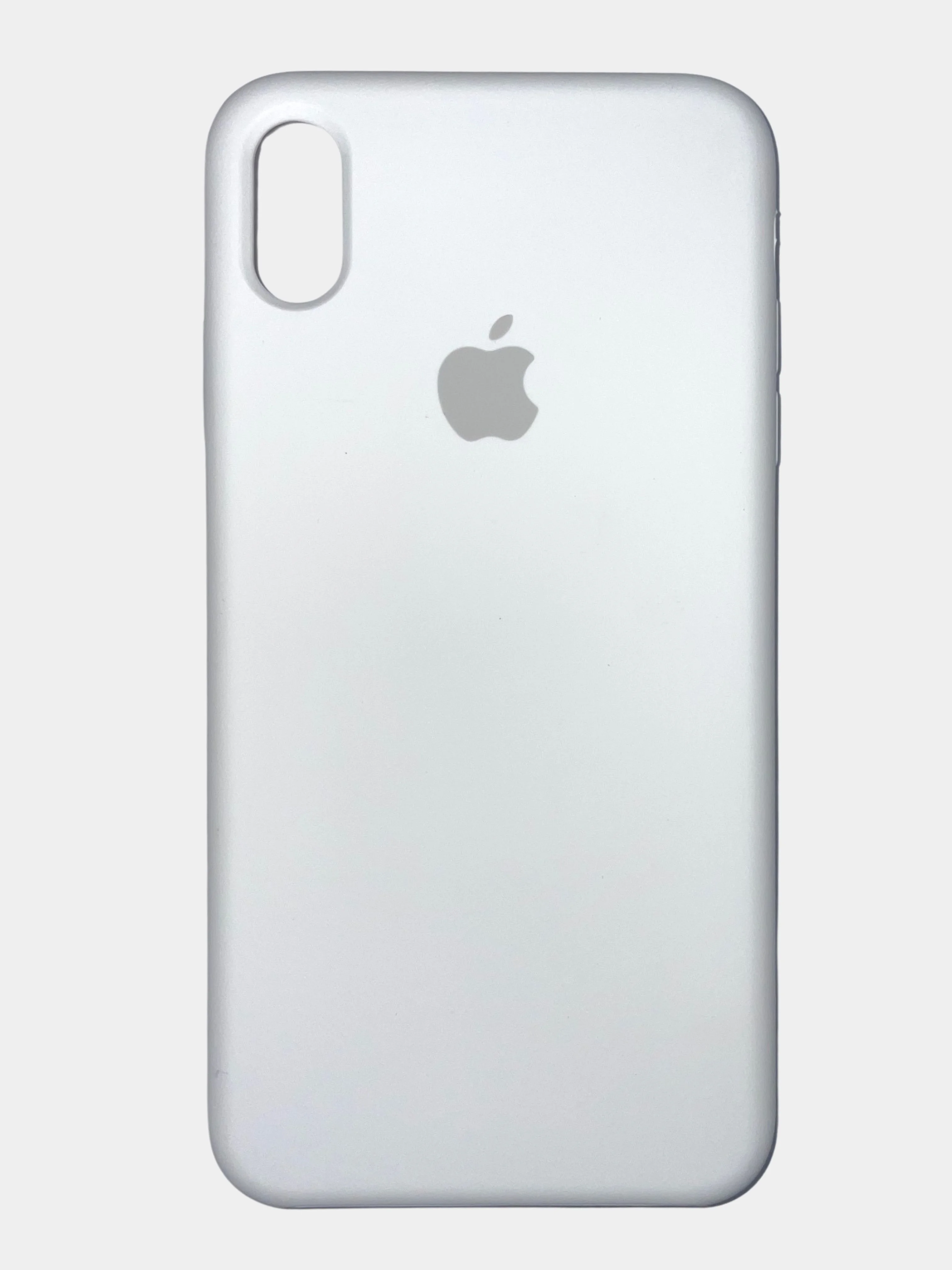 Белый чехол Silicone Case для iPhone XS Max