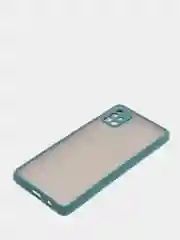 Морской чехол Samsung Galaxy A51 полупрозрачный пластиковый матовый с цветными кнопками