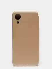 Золотой чехол книжка Samsung Galaxy A03 Core, Самсунг Галакси А03 Кор