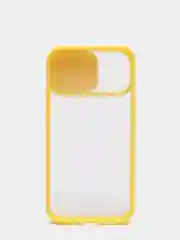Желтый чехол с защитой для камеры на iPhone (Айфон) 6 Plus, 7, XS, 11 Pro Max, 12 mini, 13 Pro