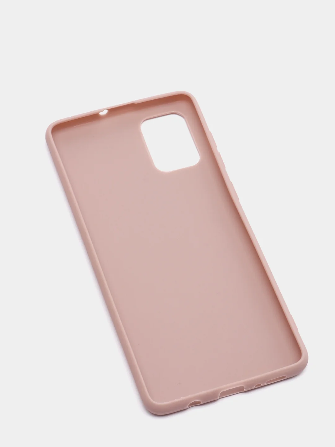 Бежевый чехол Samsung Galaxy A71, Самсунг Галакси А71 силиконовый, цветной, матовый