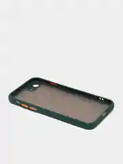 Зеленый чехол на iPhone 13, 12, 11, 8, 7, XR, X, XS, pro, mini, max, plus, SE