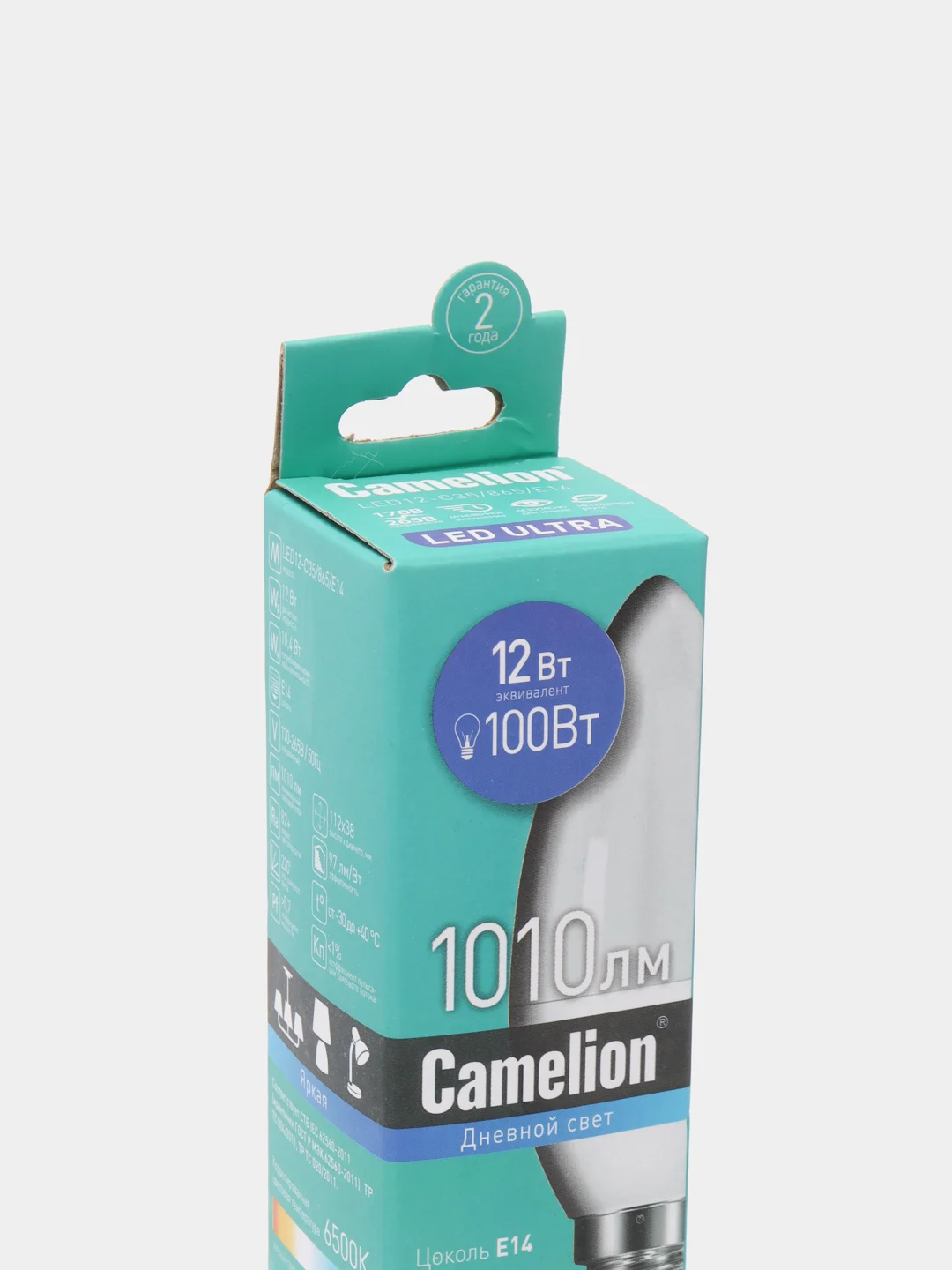 Лампа светодиодная Camelion LED12-C35/865/E14, 12Вт 220В