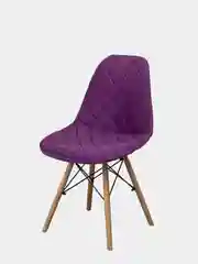 Фиолетовый чехол на стул Eames, с поролоном