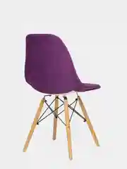 Фиолетовый чехол на стул Eames, с поролоном