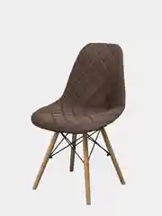 Коричневый чехол на стул Eames, с поролоном