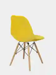 Горчичный чехол на стул Eames, с поролоном