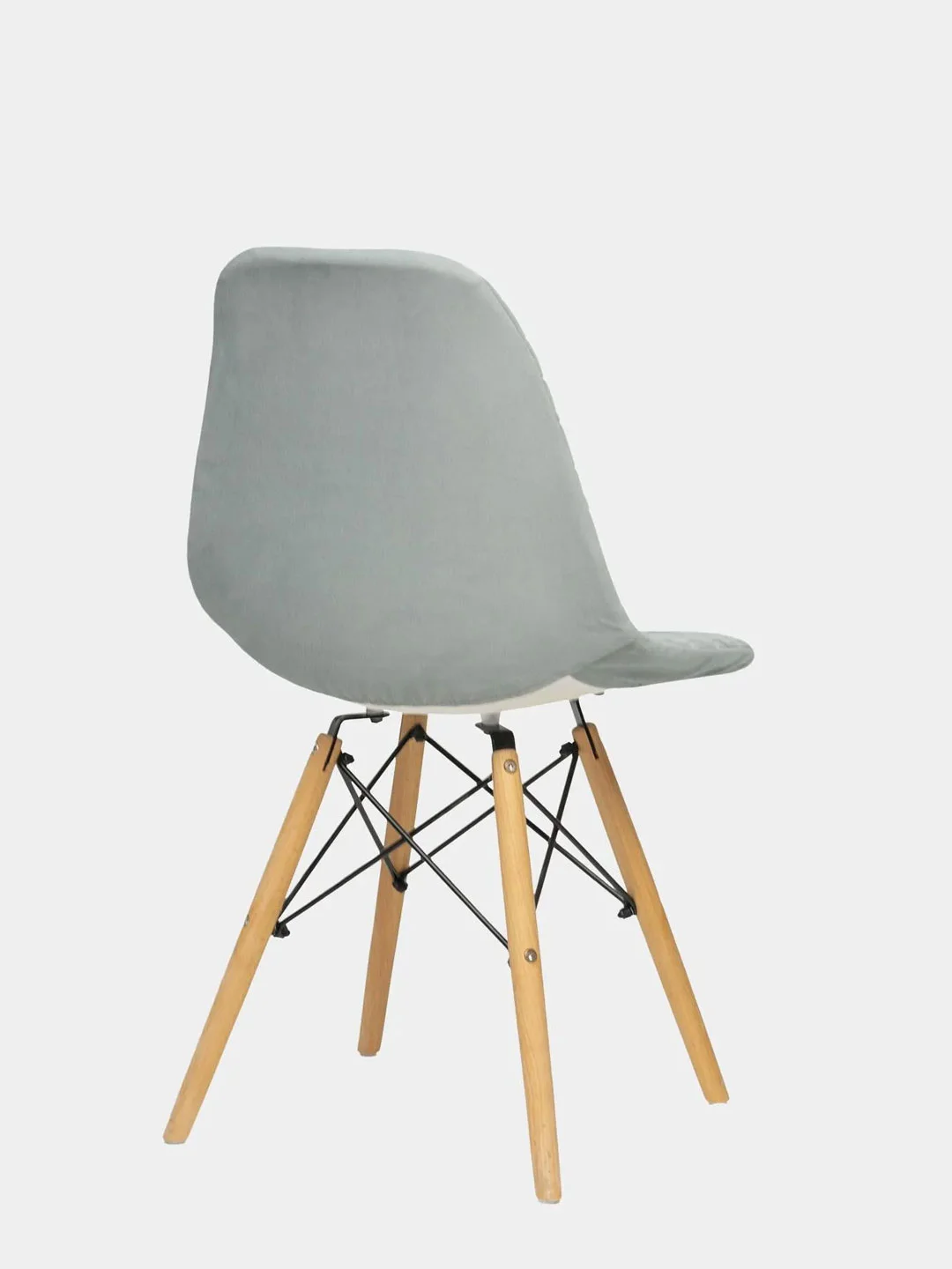 Серый чехол на стул Eames, с поролоном