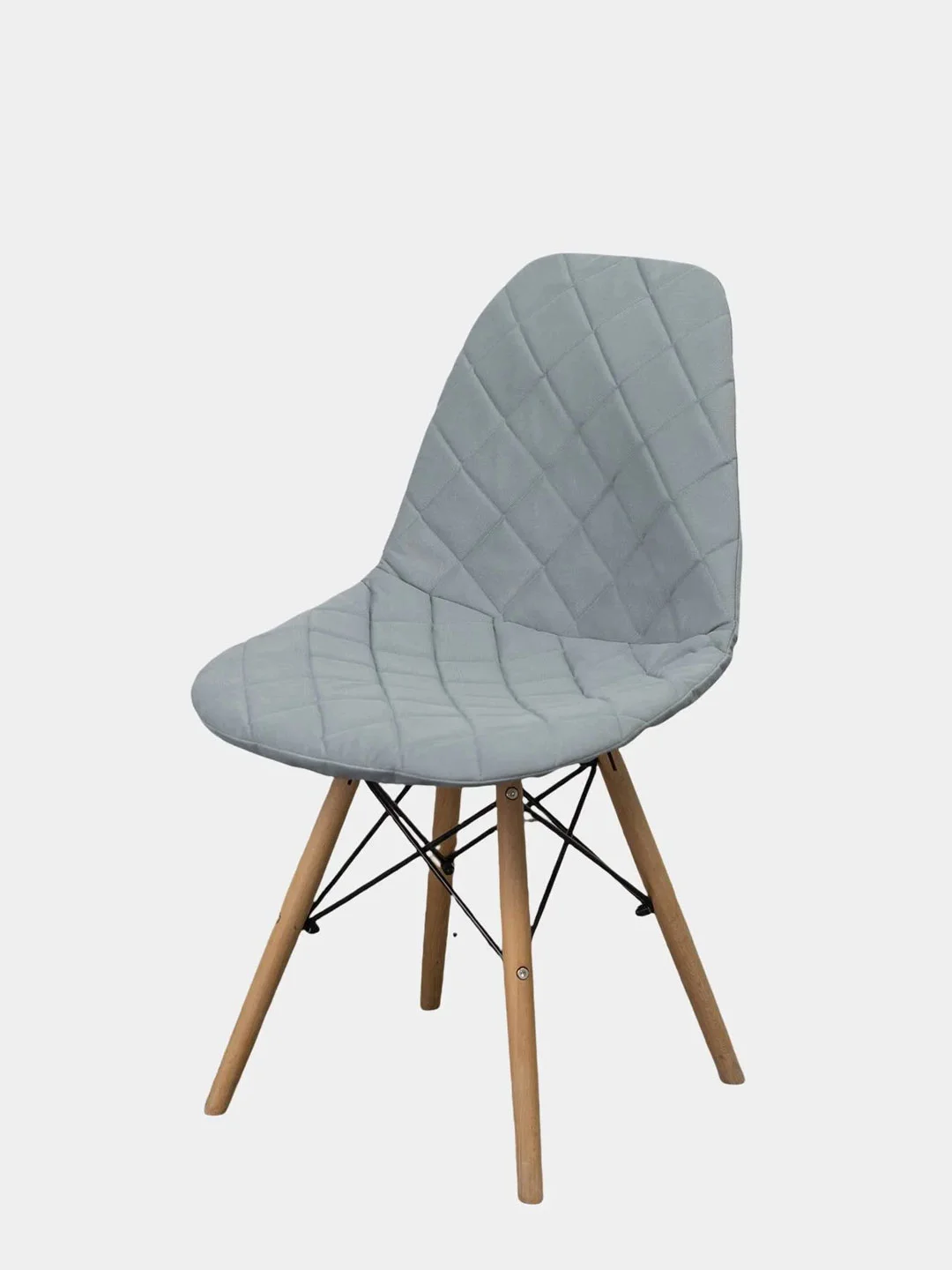 Серый чехол на стул Eames, с поролоном