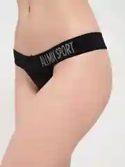 Черный трусы тонг женские, спортивные