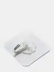 Серебряный универсальный, настенный, самоклеящийся крючок