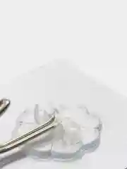 Серебряный универсальный, настенный, самоклеящийся крючок