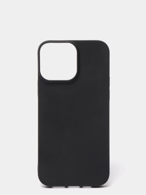 Чехол черный силиконовый iPhone 13 mini, 7 Plus, 8 Plus, X, Xs, 11, 11 Pro, 5, 6, 6s, 6 Plus