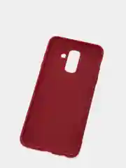 Бордовый чехол Samsung Galaxy A6+, A6 Plus, Галакси А6+, А6 Плюс силиконовый цветной матовый