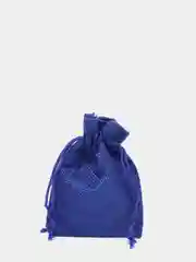 Синий мешочки льняные