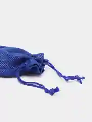 Синий мешочки льняные