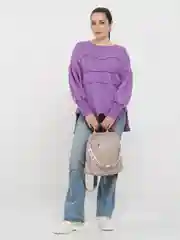 Розовый рюкзак женский