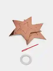 Сиреневый гирлянда растяжка звезды