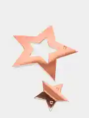 Сиреневый гирлянда растяжка звезды