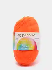 Оранжевый пряжа Пехорка Детская новинка, акрил, 50 г, 200 м