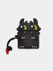 Черный чехол для наушников AirPods 1/2 силиконовый