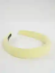 Лимонный тканевый ободок для волос