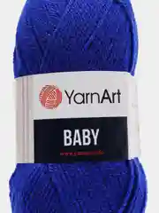 Синий пряжа YarnArt "Baby", 50г, 150м, 100% акрил