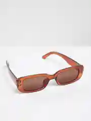 Шоколадный очки женские, солнцезащитные, прямоугольные