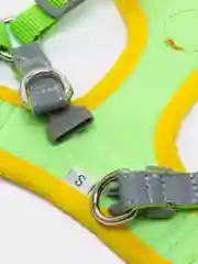 Зеленый шлейка для собак с поводком 1,5 м, для мелких, средних пород собак и кошек, 3 расцветки