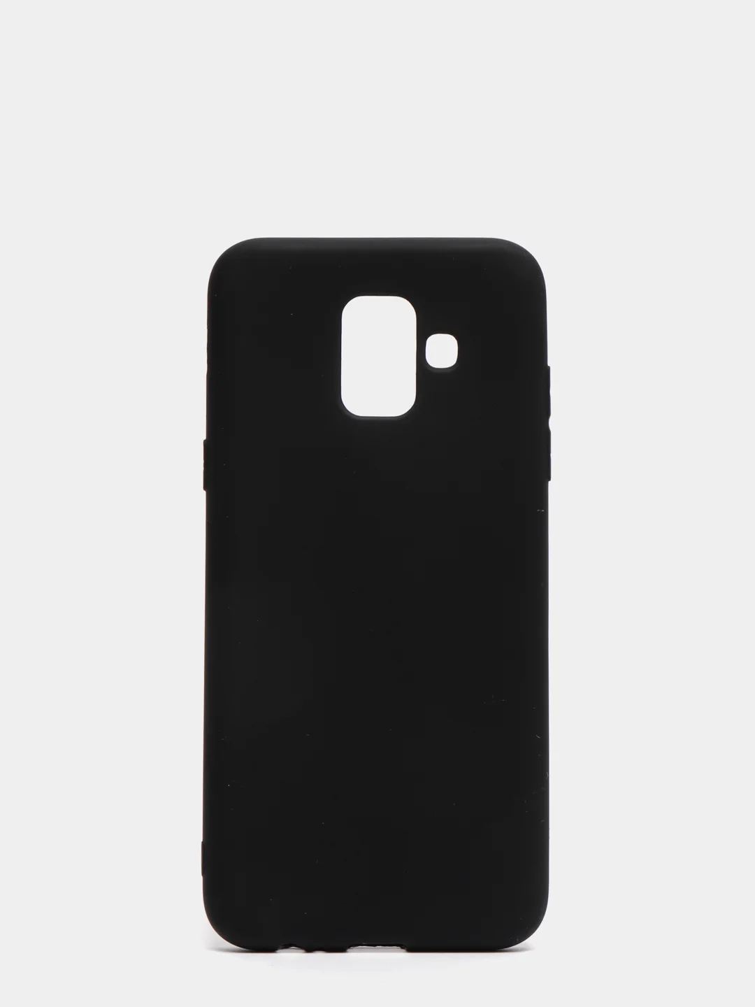 Черный чехол Samsung Galaxy A6 2018 силиконовый