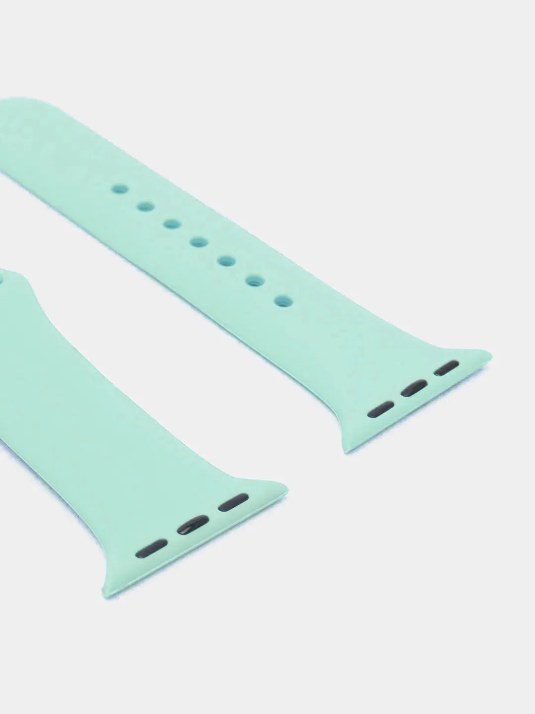Бирюзовый ремешок, силиконовый, цветной, для Apple Watch, 38, 40, 42, 44, 45, 49 мм